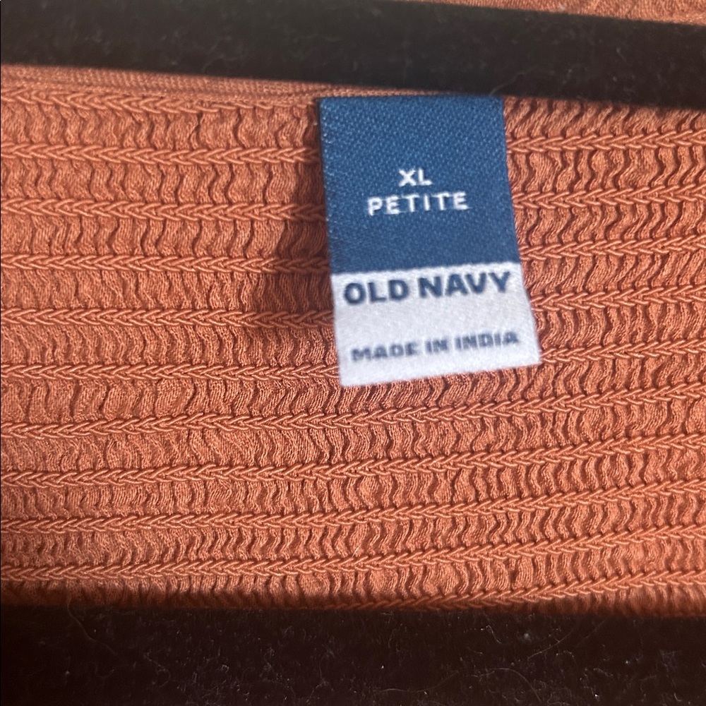 Old Navy Terracotta Textured Dress size xl petite - Picture 3 of 5